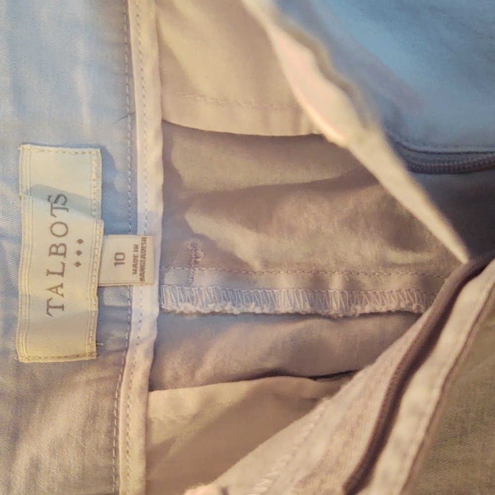 Talbots Light Blue Capris - Picture 3 of 5